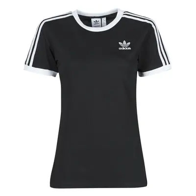 adidas 3 STRIPES TEE Rövid ujjú pólók Fekete