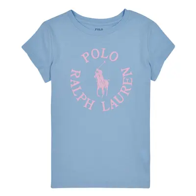 Polo Ralph Lauren SS GRAPHIC T-KNIT SHIRTS-T-SHIRT Rövid ujjú pólók Kék