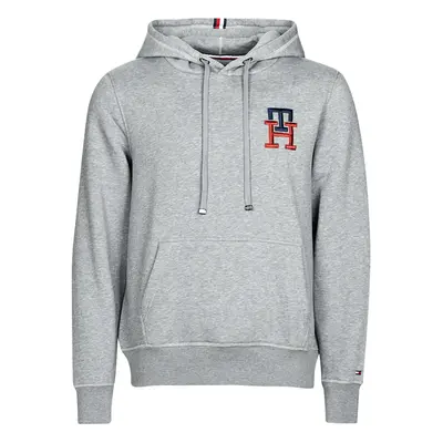 Tommy Hilfiger ESSENTIAL MONOGRAM HOODY Pulóverek Szürke