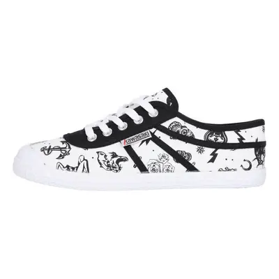 Kawasaki Tattoo Canvas Shoe K202420-ES 1002 White Divat edzőcipők Fehér