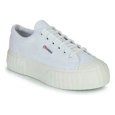 Superga 2631 STRIPE PLATEFORM Rövid szárú edzőcipők Fehér