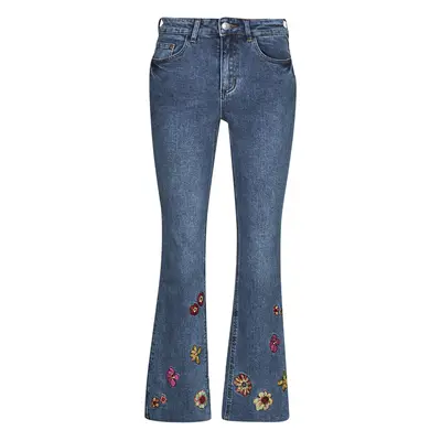 Desigual DENIM_NICOLE Egyenes szárú farmerek Kék