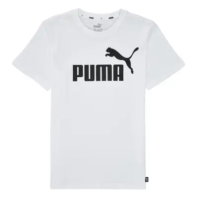 Puma ESSENTIAL LOGO TEE Rövid ujjú pólók Fehér