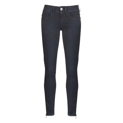 G-Star Raw LYNN ZIP MID SKINNY ANKLE Skinny farmerek Kék