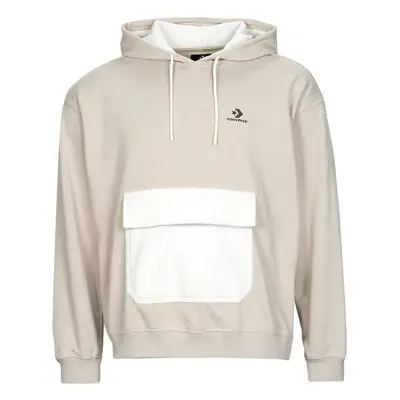 Converse UTILITY POCKET PULLOVER HOODIE Polárok Bézs