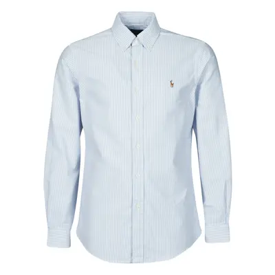 Polo Ralph Lauren CHEMISE AJUSTEE EN OXFORD COL BOUTONNE LOGO PONY PLAYER MULTICO Hosszú ujjú