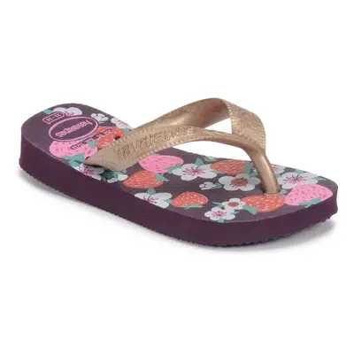 Havaianas KIDS FLORES Lábujjközös papucsok Lila