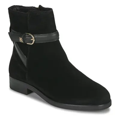 Tommy Hilfiger ELEVATED ESSENTIAL BOOT SUEDE Csizmák Fekete