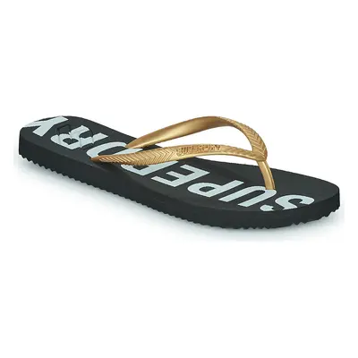 Superdry Code Essential Flip Flop Lábujjközös papucsok Arany