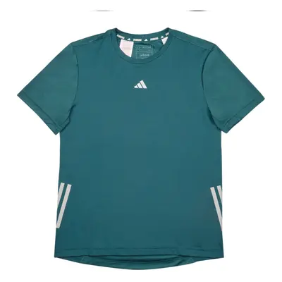 adidas RUN 3S TEE Rövid ujjú pólók Zöld