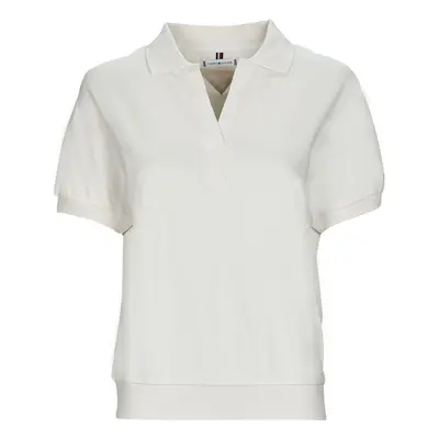 Tommy Hilfiger RELAXED LYOCELL POLO SS Rövid ujjú galléros pólók Fehér