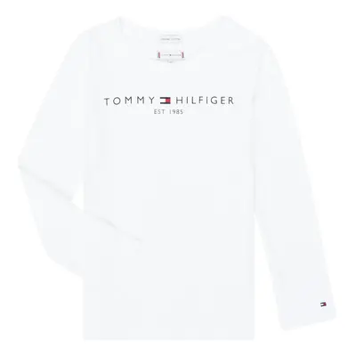 Tommy Hilfiger ESSENTIAL TEE L/S Hosszú ujjú pólók Fehér