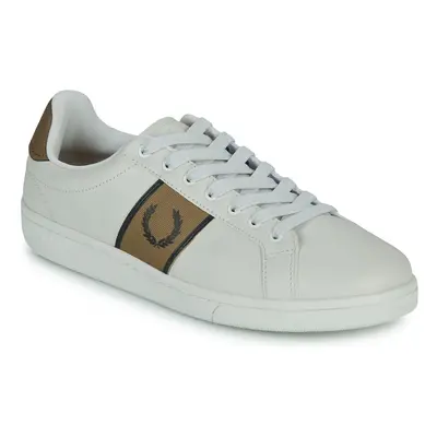 Fred Perry B721 LEATHER Rövid szárú edzőcipők Bézs