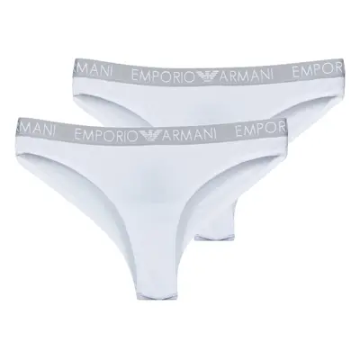 Emporio Armani BI-PACK BRAZILIAN BRIEF PACK X2 Bugyik Fehér