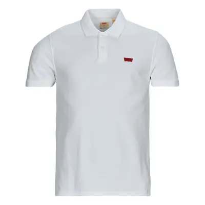 Levis SLIM HOUSEMARK POLO Rövid ujjú galléros pólók Fehér