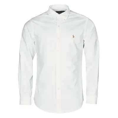 Polo Ralph Lauren CHEMISE AJUSTEE EN OXFORD COL BOUTONNE LOGO PONY PLAYER MULTICO Hosszú ujjú