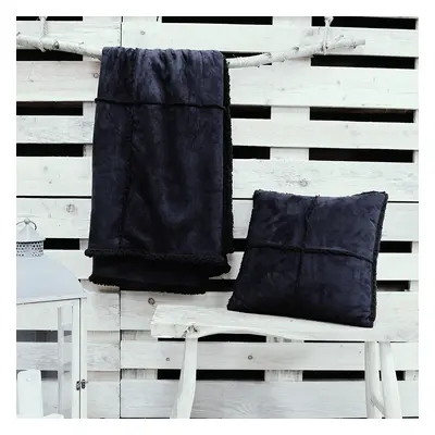 Today Pack soft cosy WINTER SPIRIT navy Plédek Kék