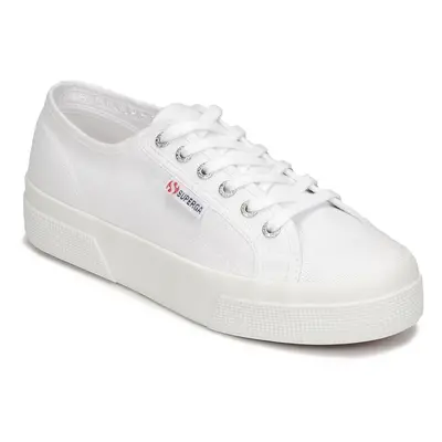 Superga 2740 COTON PLATFORM Rövid szárú edzőcipők Fehér