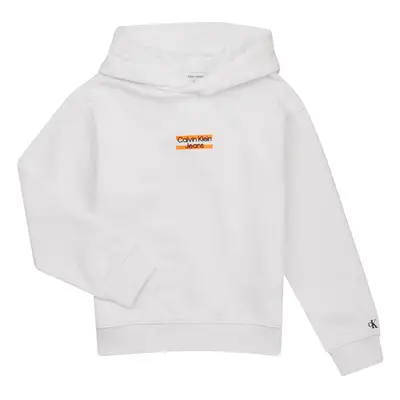 Calvin Klein Jeans MINI BLOCK LOGO HOODIE Pulóverek Fehér