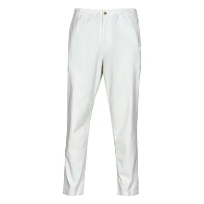 Polo Ralph Lauren PANTALON "PREPSTER" EN CHINO LEGER AVEC CORDON DE SERAGE Nadrágok Fehér