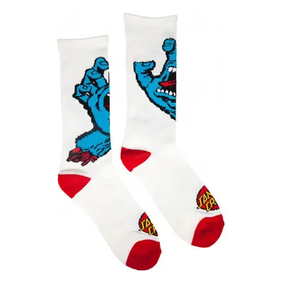 Santa Cruz Screaming hand sock Zoknik Fehér