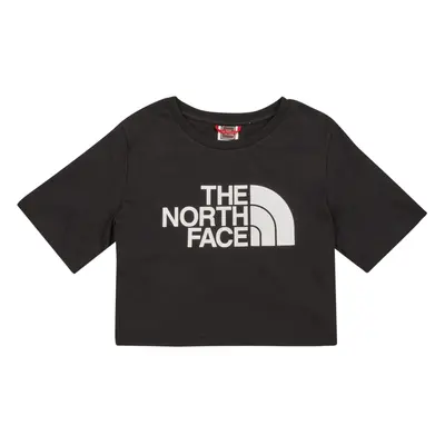 The North Face Girls S/S Crop Easy Tee Rövid ujjú pólók Fekete