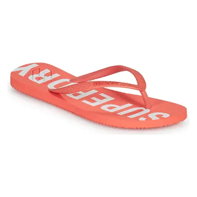 Superdry Code Essential Flip Flop Lábujjközös papucsok Rózsaszín