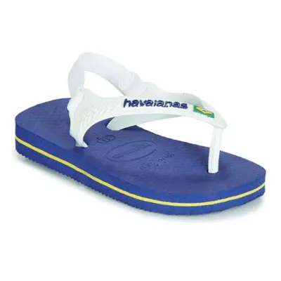 Havaianas BABY BRASIL LOGO Lábujjközös papucsok Kék