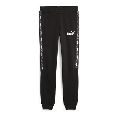 Puma ESS TAPE CAMO SWEATPANTS FL B Futónadrágok / Melegítők Fekete