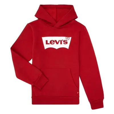 Levis BATWING SCREENPRINT HOODIE Pulóverek Piros