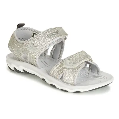 hummel SANDAL GLITTER JR Sportszandálok Ezüst