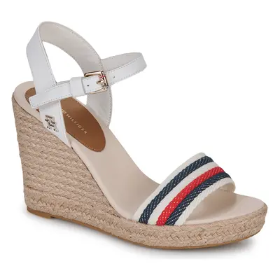 Tommy Hilfiger CORPORATE WEDGE Szandálok / Saruk Fehér