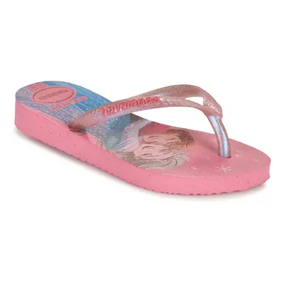 Havaianas KIDS SLIM PRINCESS Lábujjközös papucsok Rózsaszín