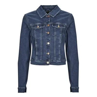 Vero Moda VMLUNA LS SLIM DNM JACKET MIX GA NOOS Farmerkabátok Kék