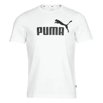 Puma ESS LOGO TEE Rövid ujjú pólók Fehér