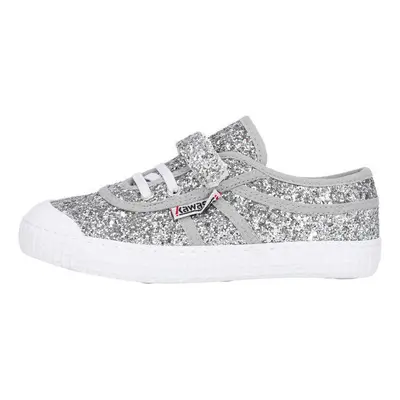 Kawasaki Glitter Kids Shoe W/Elastic K202586-ES 8889 Silver Divat edzőcipők Fehér