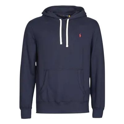 Polo Ralph Lauren SWEAT A CAPUCHE MOLTONE EN COTON Pulóverek Kék