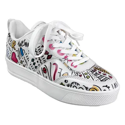 Desigual Fancy lettering Rövid szárú edzőcipők Sokszínű