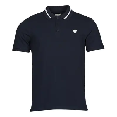 Guess LYLE SS POLO Rövid ujjú galléros pólók Kék