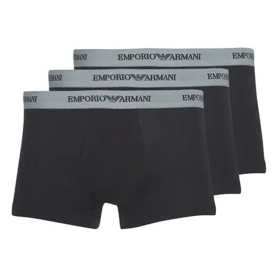 Emporio Armani CC717-PACK DE 3 Boxerek Fekete