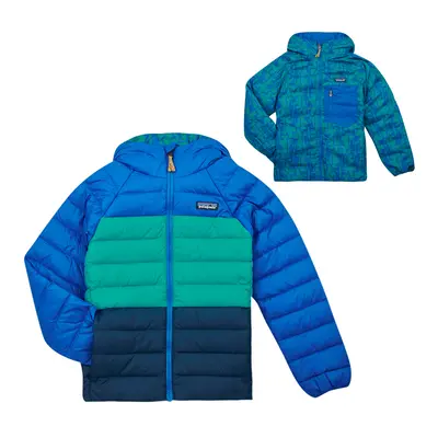 Patagonia K'S REVERSIBLE DOWN SWEATER HOODY Steppelt kabátok Kék