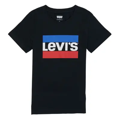 Levis SPORTSWEAR LOGO TEE Rövid ujjú pólók Fekete