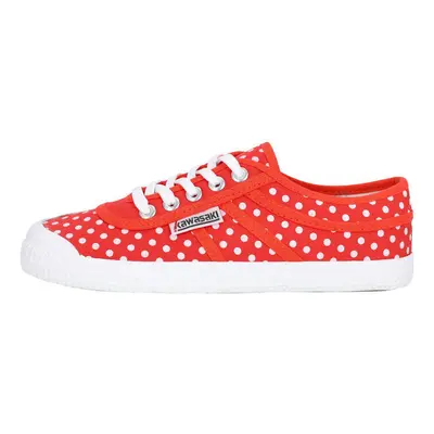 Kawasaki Polka Canvas Shoe 5030 Cherry Tomato Divat edzőcipők Piros