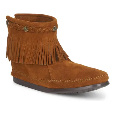 Minnetonka HI TOP BACK ZIP BOOT Csizmák Barna