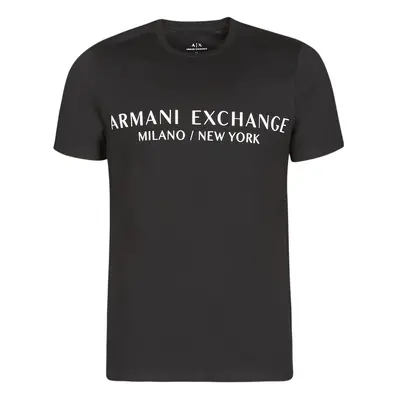 Armani Exchange HULI Rövid ujjú pólók Fekete