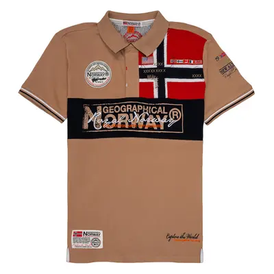 Geographical Norway KIDNEY Rövid ujjú galléros pólók Bézs