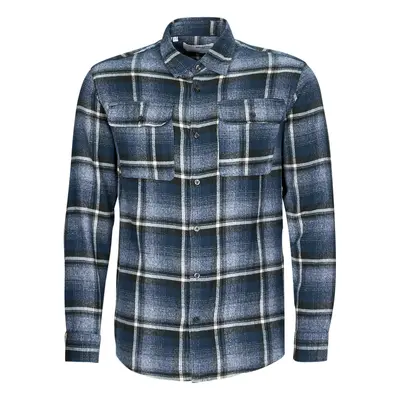 Selected SLHREGSCOT CHECK SHIRT Hosszú ujjú ingek Kék