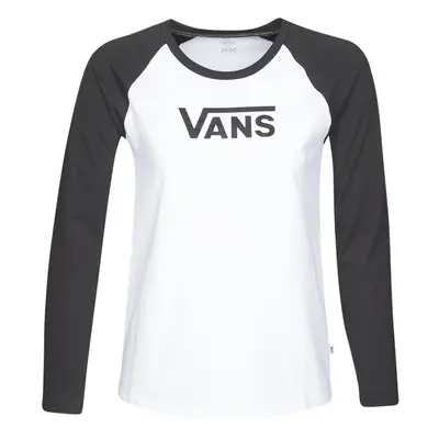 Vans FLYING V LS RAGLAN Hosszú ujjú pólók Fehér