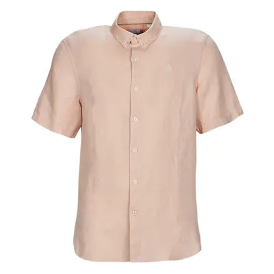 Timberland SS Mill River Linen Shirt Slim Rövid ujjú ingek Rózsaszín