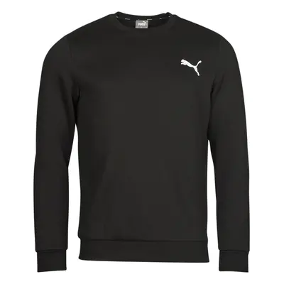 Puma ESS CREW SWEAT FL Pulóverek Fekete